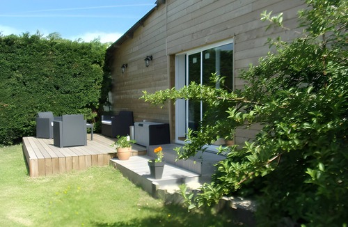 Jugon-les-Lacs-Commune-Nouvelle House | Gîtes des Lacs - Le Muscat: Shared Pool, Sauna & Jacuzzi, Private Terrace, Wi-Fi