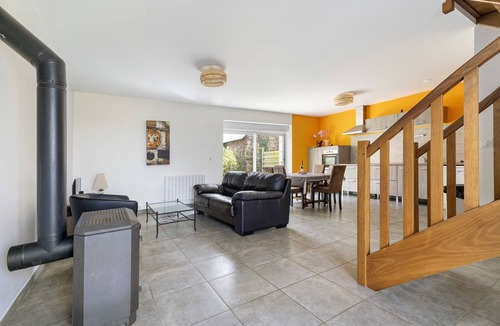 Jugon-les-Lacs-Commune-Nouvelle House | Gîtes des Lacs – L'oranger: Shared Pool, Sauna & Jacuzzi, Private Terrace, Wi-Fi