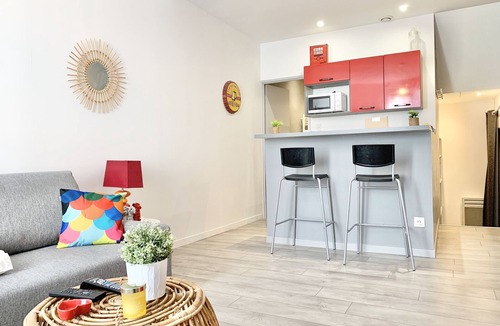 Quartier Chorier-Berriat Apartment | #G4 | Petit Paris 💋 | Quiet, fully-equipped studio