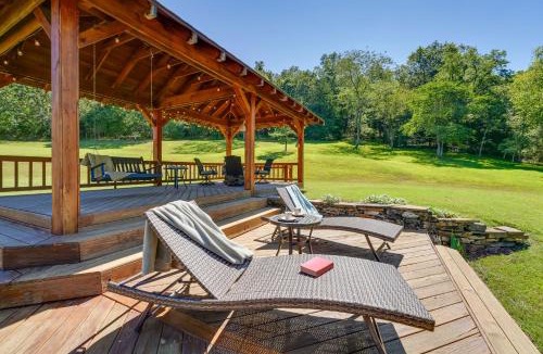 Squires House | Game Room & Deck: Serene Ava Countryside Home