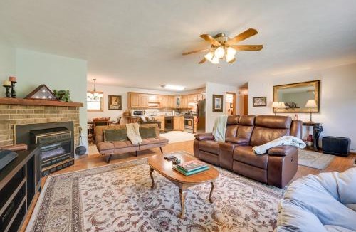Squires House | Game Room & Deck: Serene Ava Countryside Home