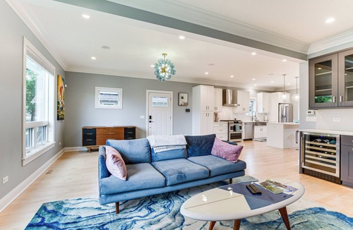 Mayfair House | Game Room, Deck & Yard: Chicago Home