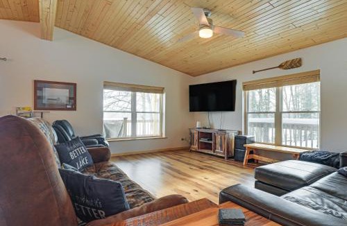 Park Falls House | Game Room & Dock: Lakefront Park Falls Getaway