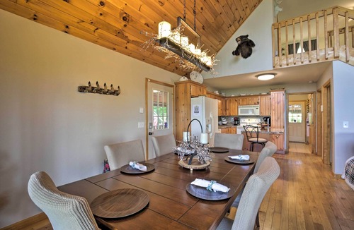 Murphy Cabin | Game Room & Fire Pit: Picturesque Cabin in Murphy