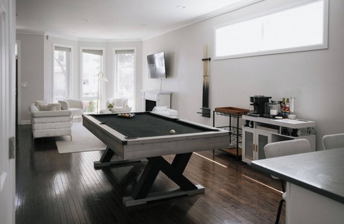 Belmont Cragin House | Game Room Fire-pit Playground Gym Billiard