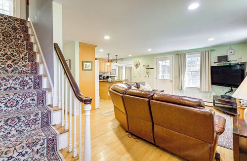 Centerville Cottage | Game Room + Patio: Quiet Centerville Beach Base