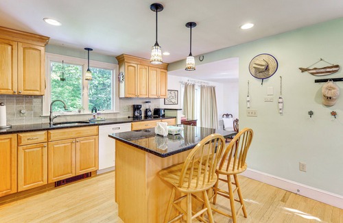 Centerville Cottage | Game Room + Patio: Quiet Centerville Beach Base