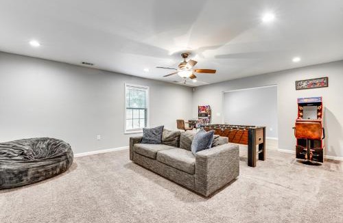 Dacula House | Game Room & Peaceful Deck: Dacula Family Home