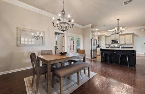Youngsville House | Gameday Getaway Pool Pond King Bed Sports Complex Office