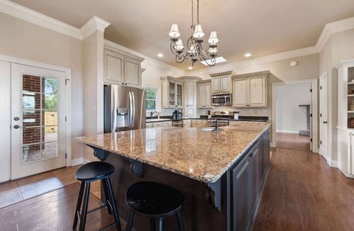 Youngsville House | Gameday Getaway Pool Pond King Bed Sports Complex Office