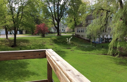 Westfield Apartment | Garden View Deck Private Unit. Historic 1830's Updated unit wi/fi, AC, Smart TV