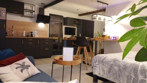 Awoingt Apartment | GARY Suite - Studio Cosy, Spa et jardin privatif à 4 min de Cambrai