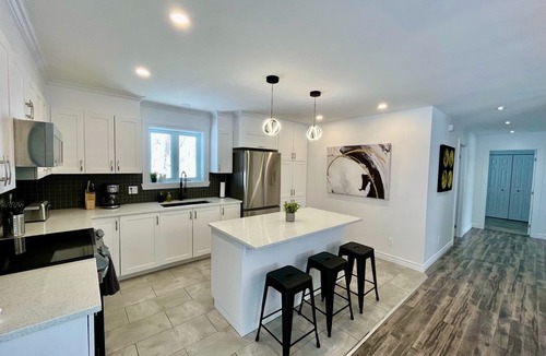 Mansonville Apartment | Gather just a few minutes from Owl's Head and 30 minutes from Jay Peak