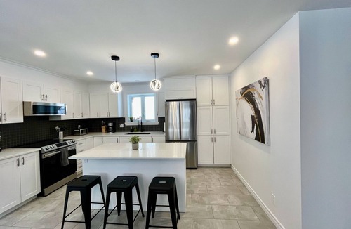 Mansonville Apartment | Gather just a few minutes from Owl's Head and 30 minutes from Jay Peak