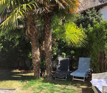 Biasca Apartment | Gemütliche Gartenwohnung im Tessin, 70 qm