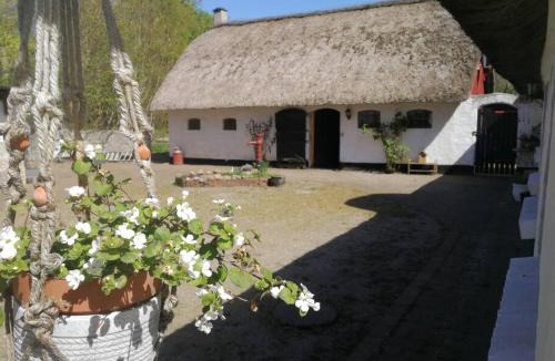 Ribe Hostel | Gemütliches Reetdachhaus mit Kaminofen