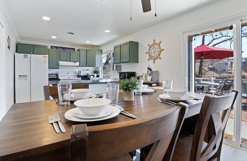 Rocky Mount House | Gentle Lakefront Home - Hot Tub, Boat Slip, Smart TVs, Firepit, Sleeps 8