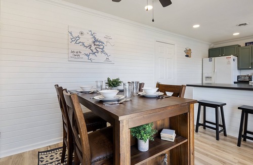 Rocky Mount House | Gentle Lakefront Home - Hot Tub, Boat Slip, Smart TVs, Firepit, Sleeps 8