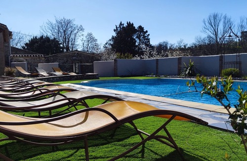Saint-Sauveur-de-Cruzieres Villa | Genuine Cévennes farmhouse: sleeps 22, private, secure swimming pool