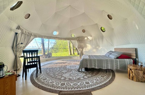 Vernon RV Rental | Geodesic Glamping Dome