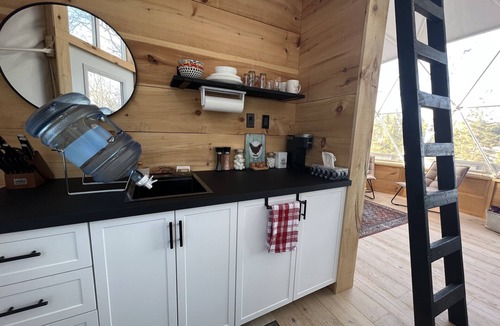 Broadbent Cabin | Geodesic River Dome off grid remote super camping