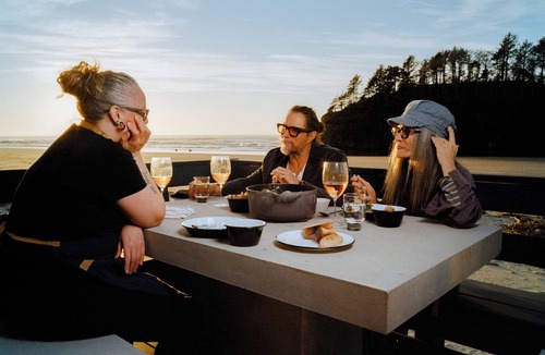 Neskowin House | Ghost Forest Beach House: Reimagined Redwood Oceanfront, Spa, Chef's Kitchen
