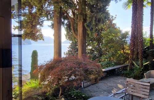 Castagnola Apartment | Giardino Violetta - great view, private palm garden