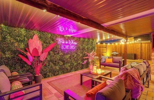 Bedford House | Girly+Godly+Gritty+Graceful+Pool+Pink+Pretty+Very Playful