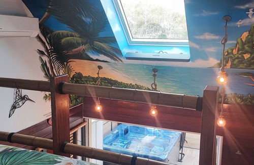 La Riviere-Saint-Sauveur House | Gite Avec Sauna et spa 4 a Deux pas D'honfleur Ambiance Caraïbes