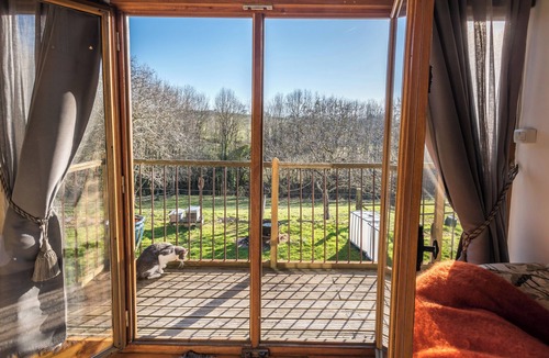 Lasserre House | GITE COSY Spa 5 p dans elevage chevaux merens face Panorama Pyrenees PLEIN SUD