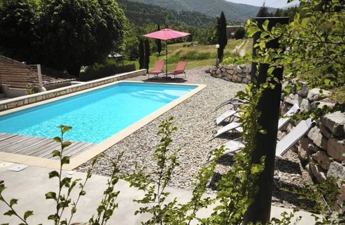 Barret-sur-Meouge Cottage | Gîte des Anges, 2 pers. swimming pool, direct access to the river La Méouge