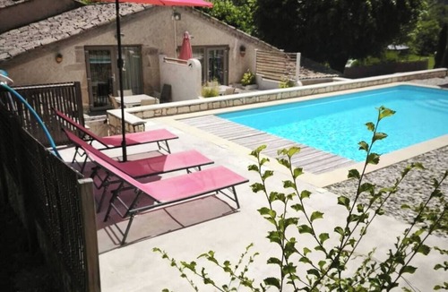 Barret-sur-Meouge Cottage | Gîte des Anges, 2 pers. swimming pool, direct access to the river La Méouge