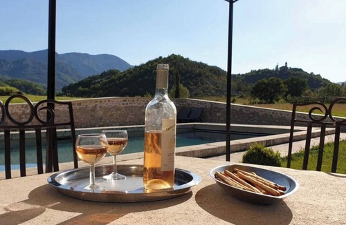 Barret-sur-Meouge Cottage | Gîte des Anges, 2 pers. swimming pool, direct access to the river La Méouge
