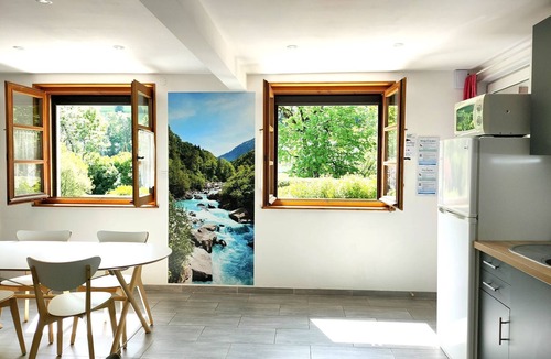 Foncine-le-Haut Apartment | Gite Iris Montagnes du Jura mit Spa Sauna Fluss by Interhome