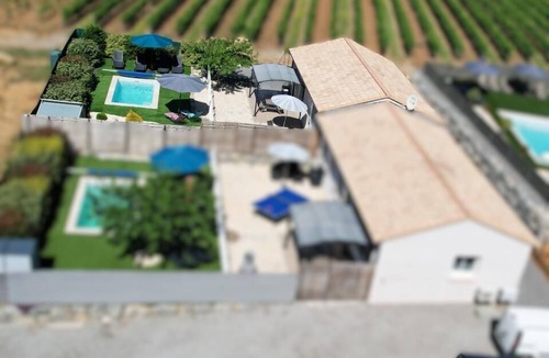 Joyeuse Villa | Gîte l'Odalys for 6 people with private heated swimming pool