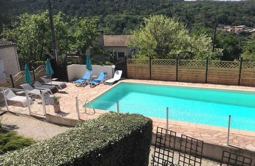 Salavas Cottage | GITE LES BUIS -MAS OF OLD OAK -WITH POOL -AU PEACE
