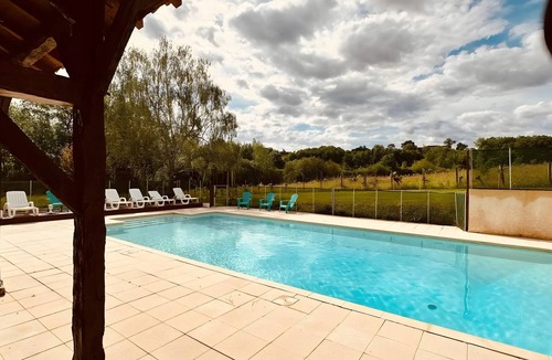 Gageac-et-Rouillac House | Gîtes Les Naudines Charlotte: House with 2 Shared Pools, Private Terrace & Wi-Fi