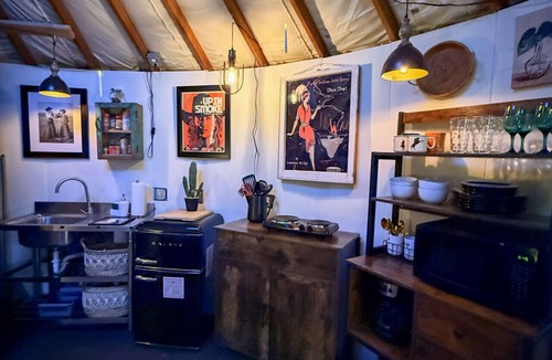 Alpine RV Rental | Glamp in Heated Yurt in Big Bend @ Casa de Marca