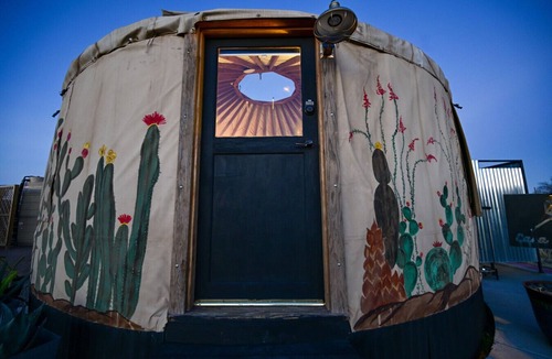 Alpine RV Rental | Glamp in Heated Yurt in Big Bend @ Casa de Marca