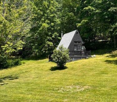 Hollowville House | Glamping A-Frame w/Outdoor Shower on Hillside