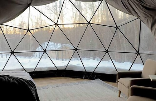 Edray House | Glamping Dome 1 in Snowshoe, WV