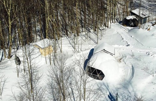 Edray House | Glamping Dome 1 in Snowshoe, WV