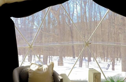 Edray House | Glamping Dome #3 in Snowshoe WV