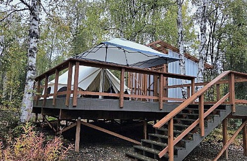 Susitna North RV Rental | Glamping in the trees
