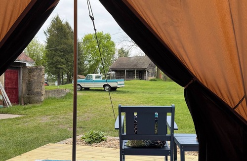 Benton Harbor RV Rental | Glamping tent for 2 in nature