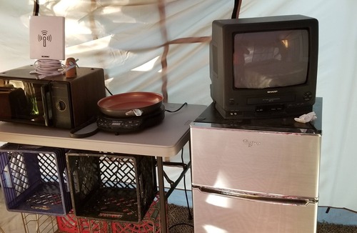 Waterloo RV Rental | Glamping Tent in the Woods