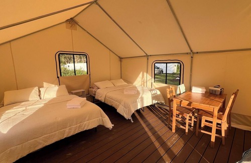 Klamath Cabin | Glamping tent on the river.