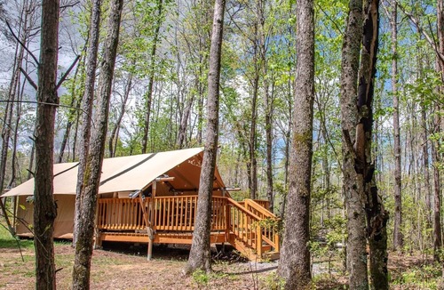 Coalmont House | Glamping Tent with Covered Deck