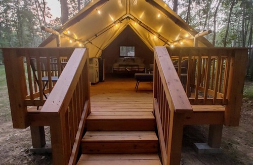Coalmont House | Glamping Tent with Covered Deck