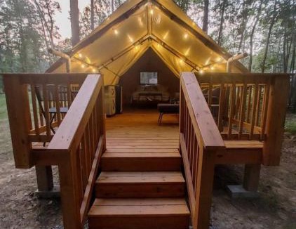 Coalmont Other | Glamping Tent with Deck and Fire Pit - State Parks, Waterfalls, Hiking Trails, Near The Caverns
